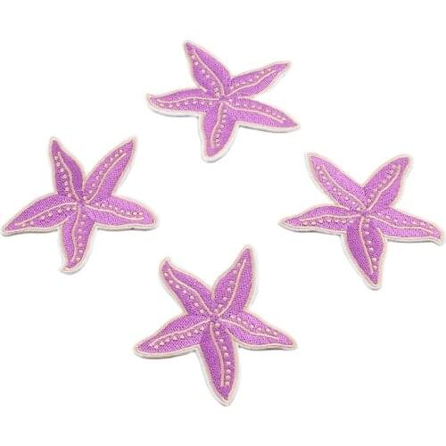 10pcs/lot Iron On Star Patches Cartoon Clothes Stickers Sewing Fabric Appliques for Jeans Backpack Coats Shoes Decoration Badge