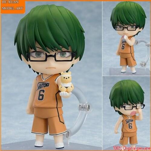100% Original: Anime Kurokos Basketball Midorima Shintaro Q version figma Action Figure Anime Figure Model Toy Figure Doll Gift