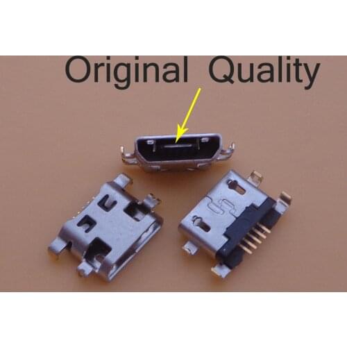 100pcs For Alcatel 6035R Idol S 4033 4033D POP C3 Micro Usb Charge Charging Connector Plug Dock Socket Port