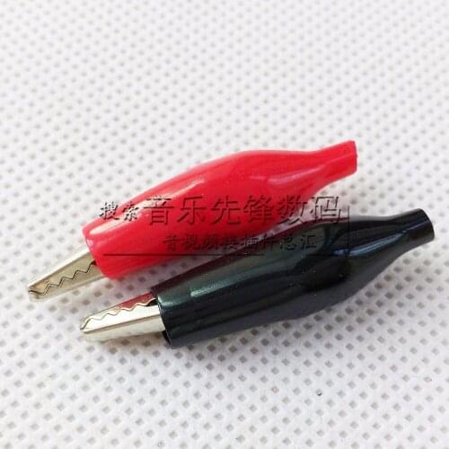 40pcs Alligator Clips No. assembly test clip alligator clip assembly plug