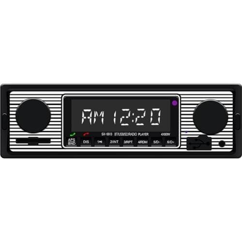 Bluetooth Vintage Car Radio MP3 Player Stereo USB AUX Classic Car Stereo Audio