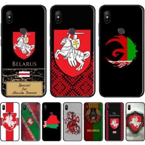 Belarus flag Phone Case For Xiaomi Redmi 7 9t 9se k20 mi8 max3 lite 9 note 8 9s 10 pro Soft Silicone Shell Cover Funda