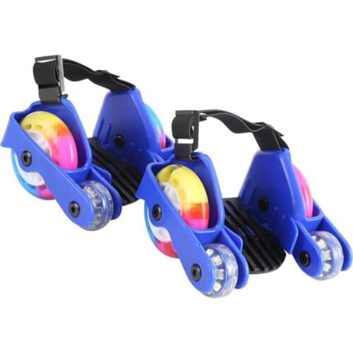 Kids Flashing Roller Skating Shoes Children LED Small Pulley Flash Wheel heel Roller Skates Sports Roller Skate Shoes