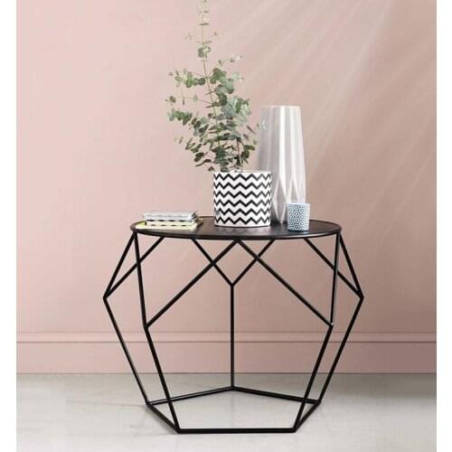 Household tie yi Nordic tea table contracted and modern creative small family living room bedroom bedside circular small tea tab