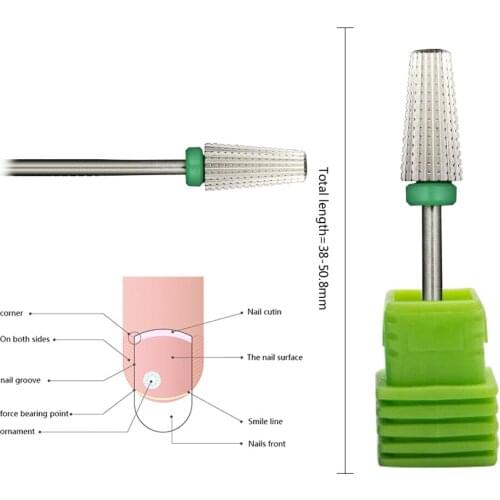 Nail Drill Bit Carbide Milling Cutters Nail Art Tool for Electric Manicure Nail Drill Machine Nails Accessories Remove gel tools