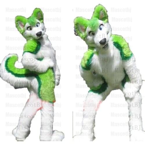 Fursuit Husky DOG Mascot Costume Fancy Dress Cosplay Birthday Party Cosplay Factory Store Good Quality Accept Custom