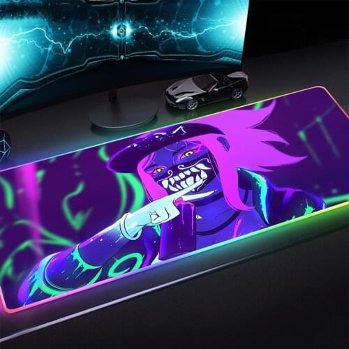 League of Legends Kda Gaming Mouse Pad Computer Pad Table Mat Gaming Accessories Mouse Pad Rgb LED Mouse Gaming PC Mouse Pad XXL