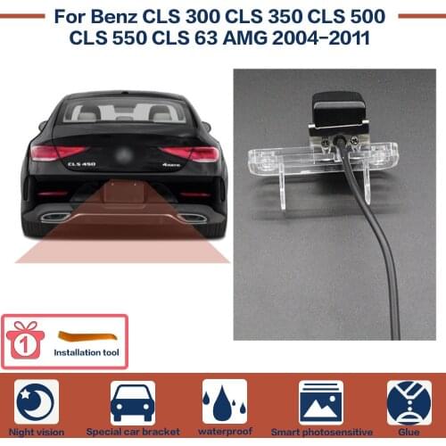 Car Rear View Reverse Backup Camera Starlight Night Vision High Quality For Benz CLS 300 350 500 550 63 AMG 2004-2011