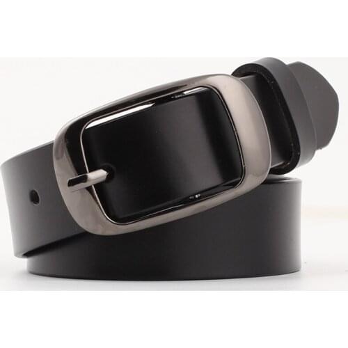 Ke Meiqi Japanese and Korean Students Retro Buckle Wide Belt Wild Decorative Belt Pure Color Simple Ladies Japanese Buckle Belt