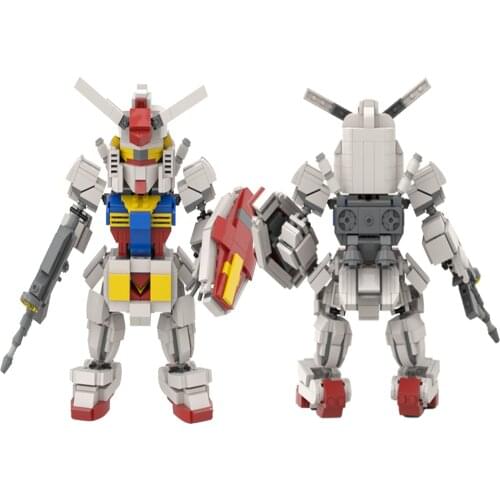 MOC classic anime characters Armored Fighting Driving Building Blocks Toys Japanese Machine-Warriorals Model Bricks Gift