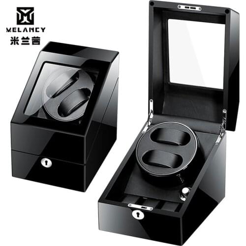 Watch Box Automatic Watch Winder Rotator Holder PU Leather Watch Winding Storage Case 2+3 Display Box Organizer Silent Operation