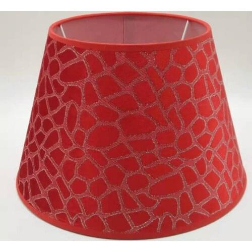 E27 red/gold/silver color round lampshade nordic Lamp shades for table lamps modern lamp cover for desk lamp