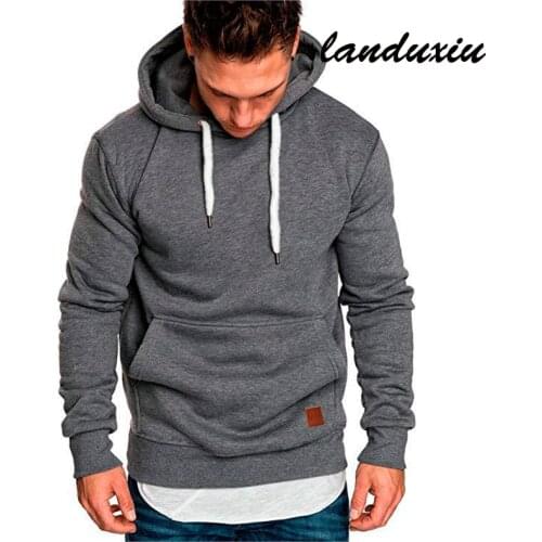 Landuxiu Men's Sweatshirts
