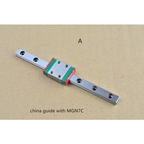 MR7 linear guide MGN7 length 70mm with MGN7C or MGN7H block bearing rail 7mm