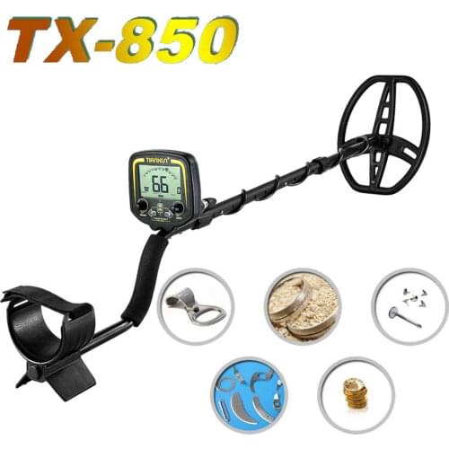 TX850 LCD Display Metal Detector Gold Metal Detector High Performance Underground Treasure Hunter Professional metal detector