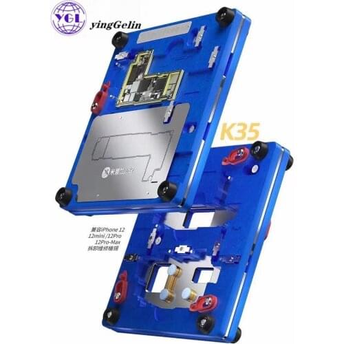 MJ K35 Universal Phone Motherboard Holder Fixture For iPhone12/12 mini/12 pro /12 pro max PCB Board NAND Chip Repair Fixture