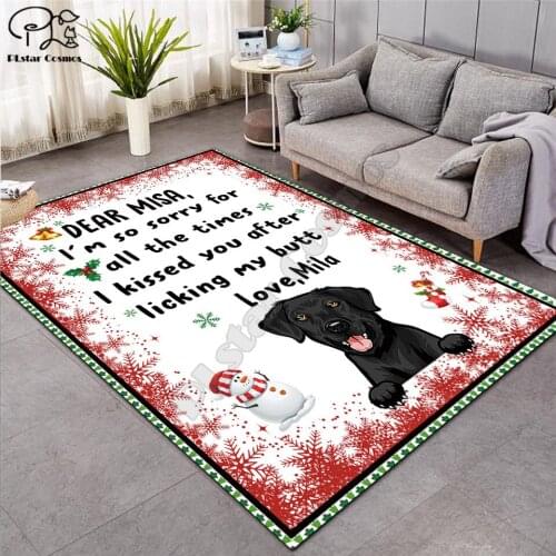 Cane Corso Pattern Fashion Soft Flannel 3D Printed Rugs Mat Rugs Anti-slip Large Rug Carpet Home Decoration 01