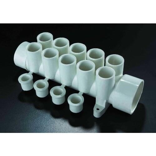 Kit Manifold Water massage bathtub and hot tub water distributor Part 1.5" Slipx 1.5"spig x (10) 1/2" Slip Ports -30116
