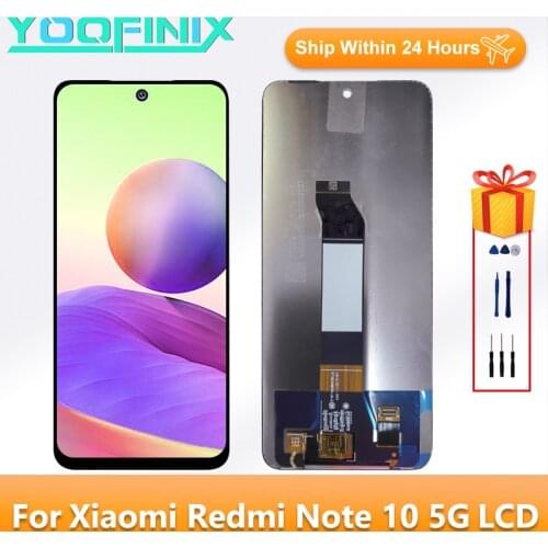 6.5" Original For Xiaomi Redmi Note 10 5G Display LCD Touch Screen Digitizer Display Replacement Parts For Redmi Note 10 5G LCD