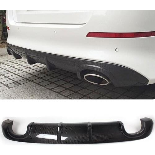 FRP Black / Carbon Fiber Auto Car Rear Bumper Diffuser Lip Spoiler for KIA K5 Optima 2013-2017 Rear Diffuser Lip