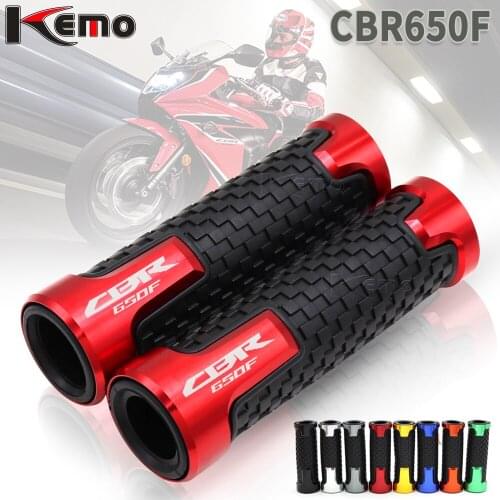For HONDA CBR650F CBR 650F 7/8" 22mm Universal Motorcycle Accessories CNC Aluminum Handlebar Hand Grips Handle Bar End Grip