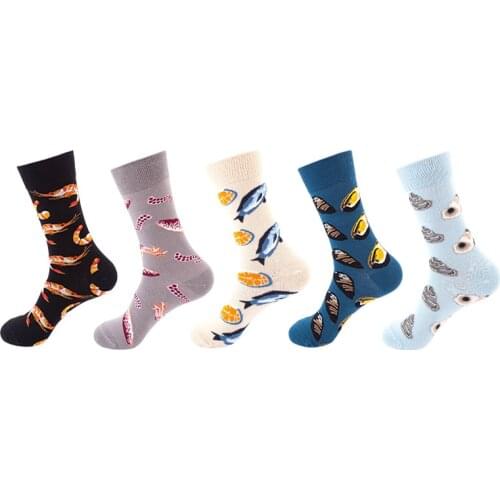 All-match Socks Medium Tube Stockings Cotton Socks Summer Fashion Animal Cotton colorful Harajuku Female Socks Men Women Sock