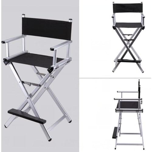 High Aluminum Frame Makeup Artist Director Chair Foldable Outdoor Furniture Lightweight Portable Folding Director Makeup Chair