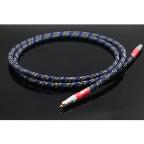 Hi-End 8N OFC Ortofon Hifi Coaxial Cable High Quality DAC 75ohm hifi Digital RCA Cable