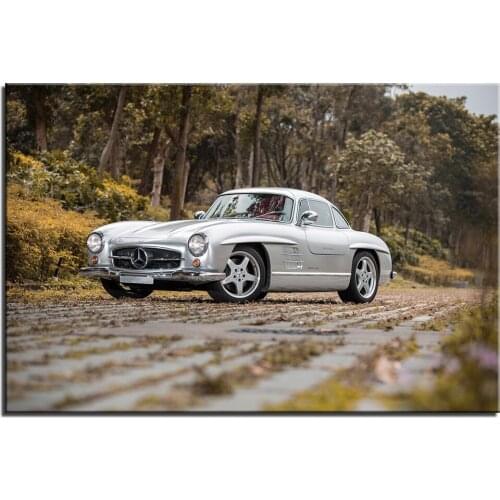 Wall Art Decoration Vintage Car Poster Canvas Prints DIY Framed Vehicle Painting For Living Room Decor