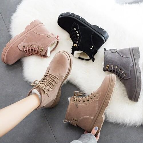 2020 Winter New Australia Boots Women Snow Black Boots Duantong Warm Women Shoes Tide Botas Mujer Invierno Hot Sale W22-06