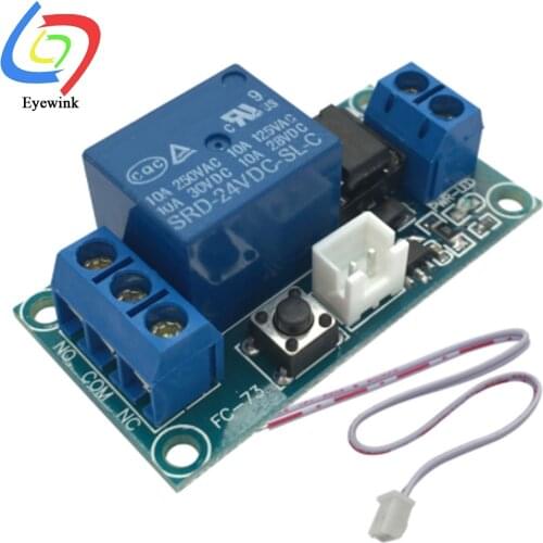 1 Channel 5V/12V/24V Latching Self-locking Relay Module With Touch Bistable Switch MCU Control 1 Channel Relay With Trigger Line