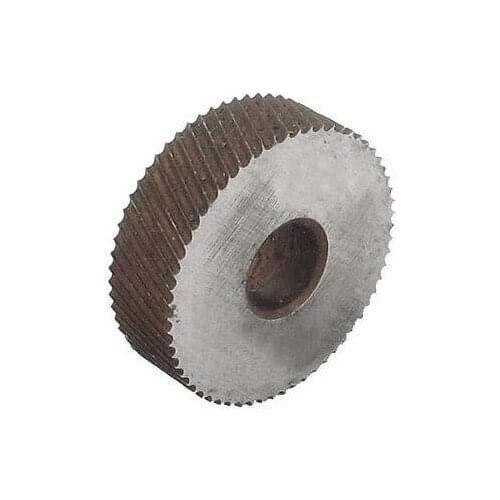 1pc 26 x 8 x 8 mm HSS Single Diagonal Knurl Wheel Knurling Roller Tool With Pitch 0.4/0.6/0.8/1.0/1.2/1.6/1.8/2.0mm