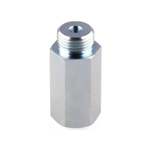 100pcs Stainless Steel Oxygen Sensor O2 Lambda Sensor Extender Spacer for Decat & Hydrogen M18
