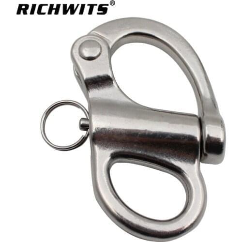 52mm stainless steel 304 fixed snap shackle for marine hardware/ boats parts, 10pieces per lot/pack