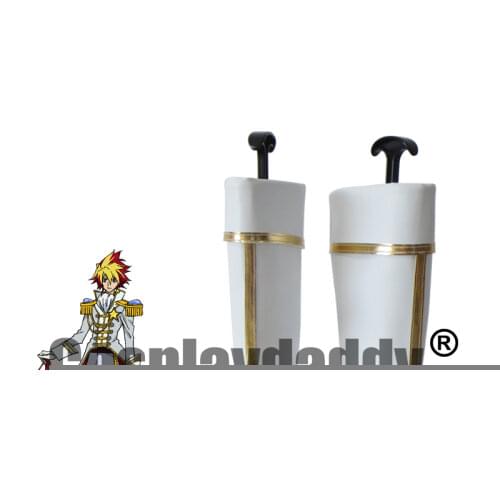 STAR DRIVER Takuto Tsunashi White cosplay Shoes Boots S008