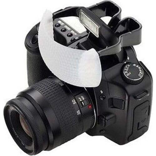 White Soft Dome Pop-Up Flash Light Bounce Diffuser for Nikon Canon Camera