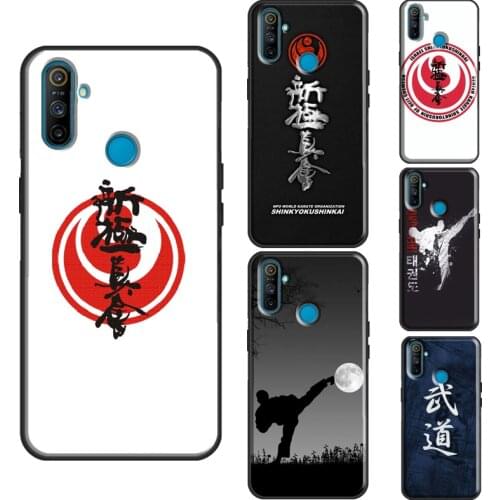Kung Fu Oyama Kyokushin Karate Case For Realme 7 Pro 8 Pro 6 Pro Q3 C3 C21 GT Phone Cover For OnePlus 8 Pro 8T Nord 9 Pro