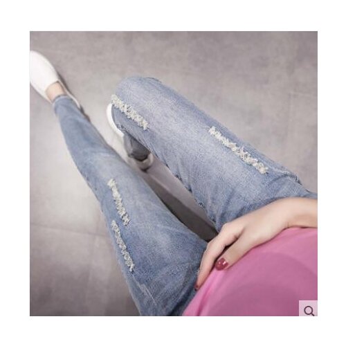 Maternity pregnancy jeans maternity jean pants for pregnant women Elastic waist Adjustable jean pregnant pregnancy clothes