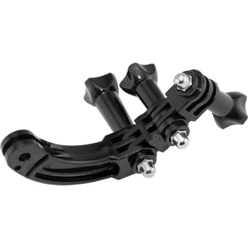 GoPro Hero 7 6 5 4 Session 3+ 3 2 1 Auction Camera Helmet Curved Extension Arm with Rotary Connection Screw Mount Holder