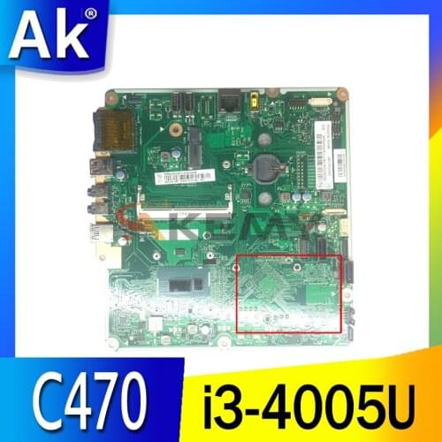 FRU/PN: 5B20G84745 For Lenovo C470 AIO PC Motherboard 6050A2644601 Mainboard with SR1EK I3-4005U DDR3 100% Tested