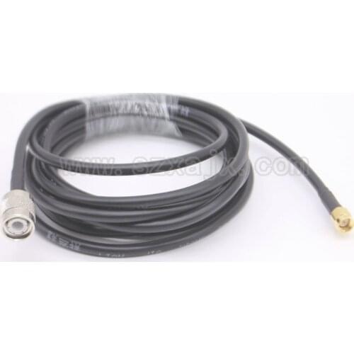 Factory sales 100PCS RF Coaxial cable TNC to SMA connector TNC male to SMA male RG58 Pigtail cable 300cm by DHL fast ship