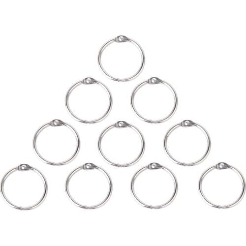 10 x Clamp Rings for Scrapbooks Albums - 15mm