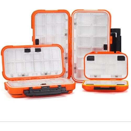 Fishing Tackle Box Waterproof Double deck Bait Lure Hooks plastic Storage Boxes Carp Fly Fishing Accessories tool box