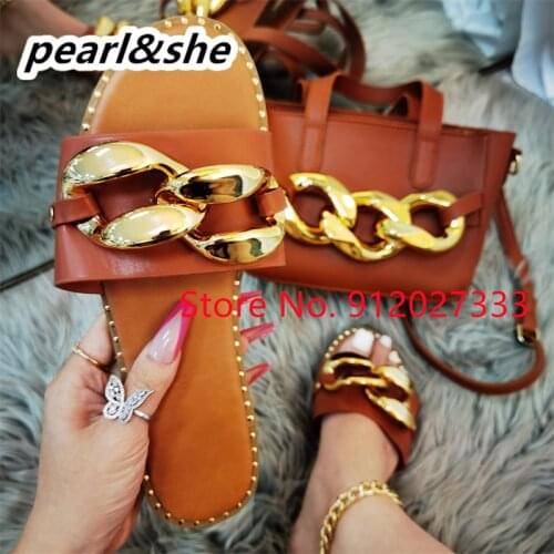 Fashion Serpentine Luxury Handbags Women Bags Shoes Match Bags Match Wholesale Ladies Purses Spring Summer Slipper Sandal