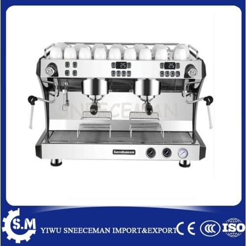 Commercial double-head three boiler professional Italian semi-automatic pump pressure electric version of steam