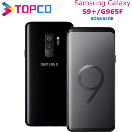 Samsung Galaxy S9+ S9 Plus G965F Original 4G LTE Android Mobile Phone Octa Core 6.2" Dual 12MP&8MP RAM 6GB ROM 64G Exynos NFC