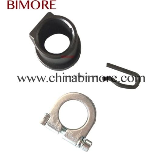 BIMORE Escalator step chain bushing+pin+clip=1set fit on step axle