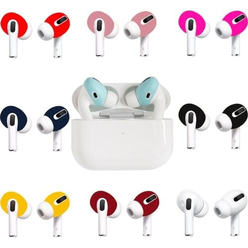 2pcs Soft Silicone Earbuds Cover for Airpods Ultra Thin Anti Slip Earphone Eartips Protective Earbud Caps For Apple AirPods Pro