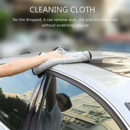 40*40cm Car Wash Microfiber Towel Auto Cleaning Drying Hemming Cars Super Absorbent For All Universal Quality Cloth Hight B5N6