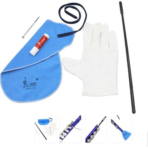 5-in-1 / 10-in-1 Saxophone Cleaning Care Kit Set Cleaning Swab Mini Screwdriver Accessory for Wind Instruments